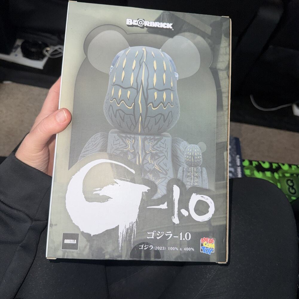 MEDICOM TOY BE@RBRICK Godzilla (2023) 100% & 400% Action Figure JAPAN